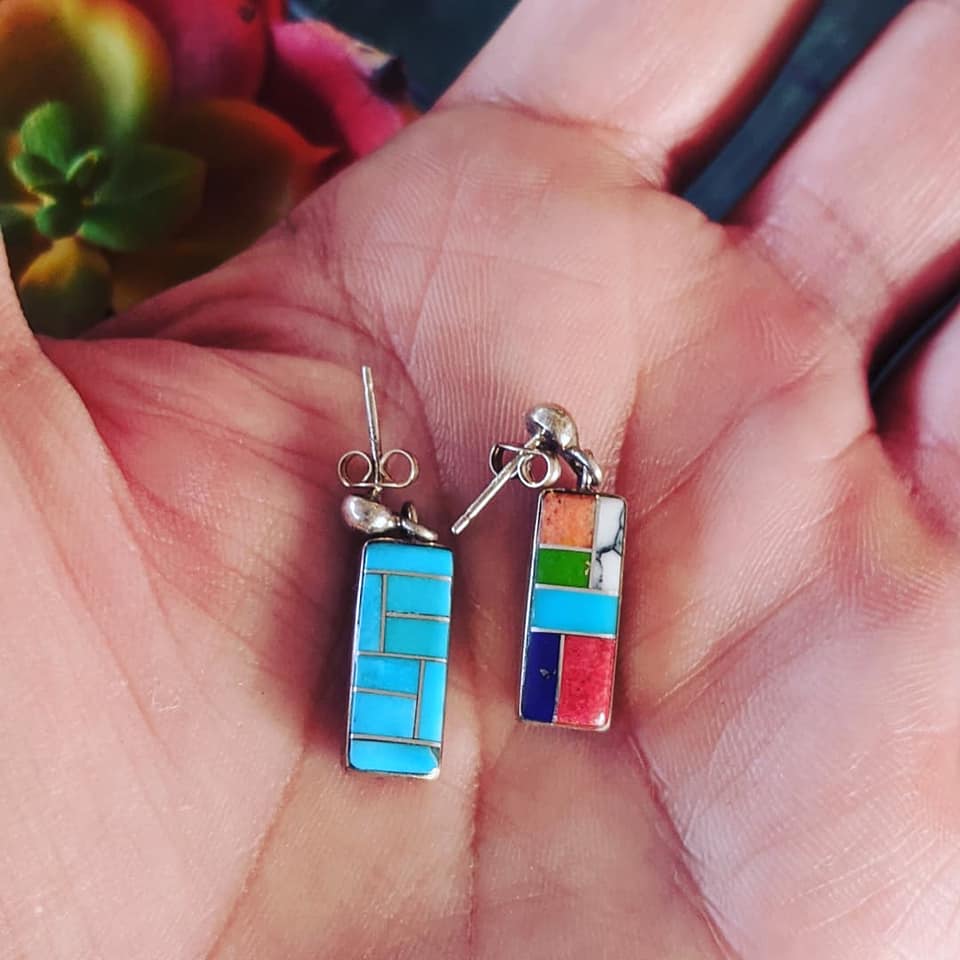Kingman Double Sided Earrings