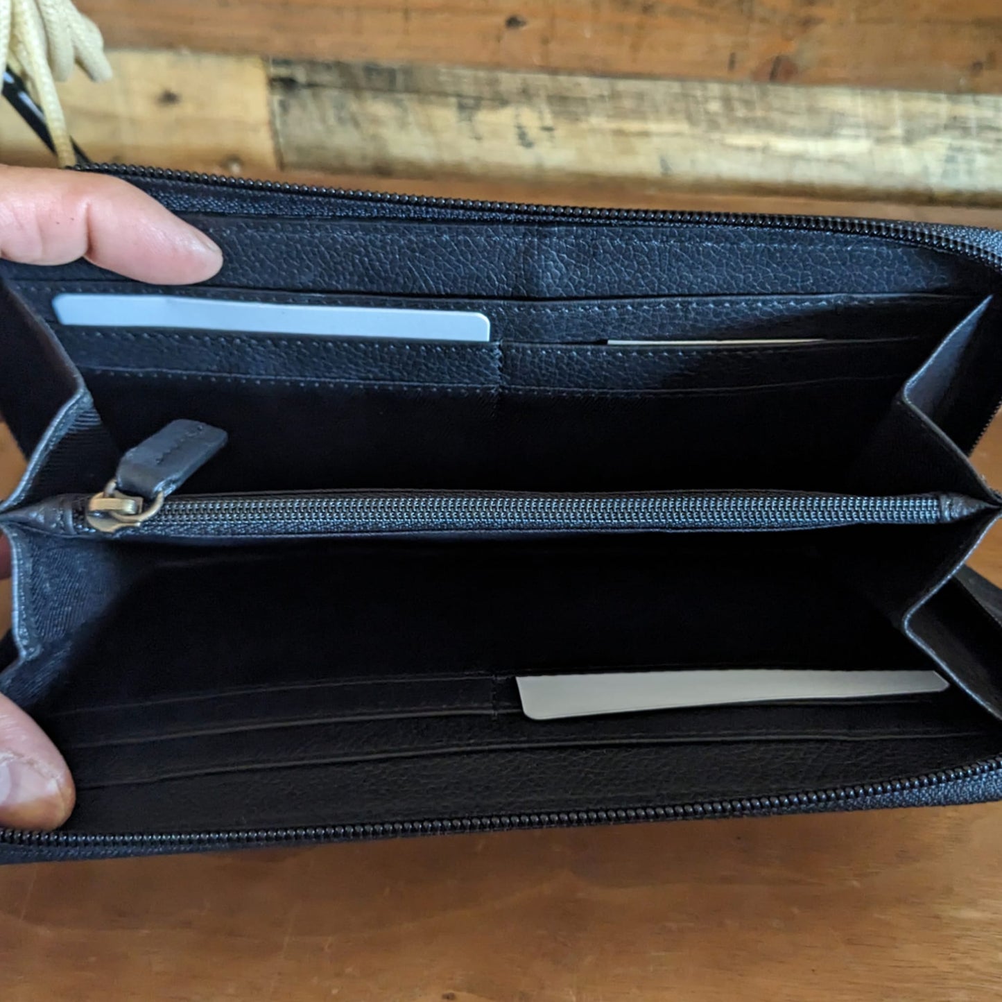 Big Ole Sunflower Tooled Leather Wallet