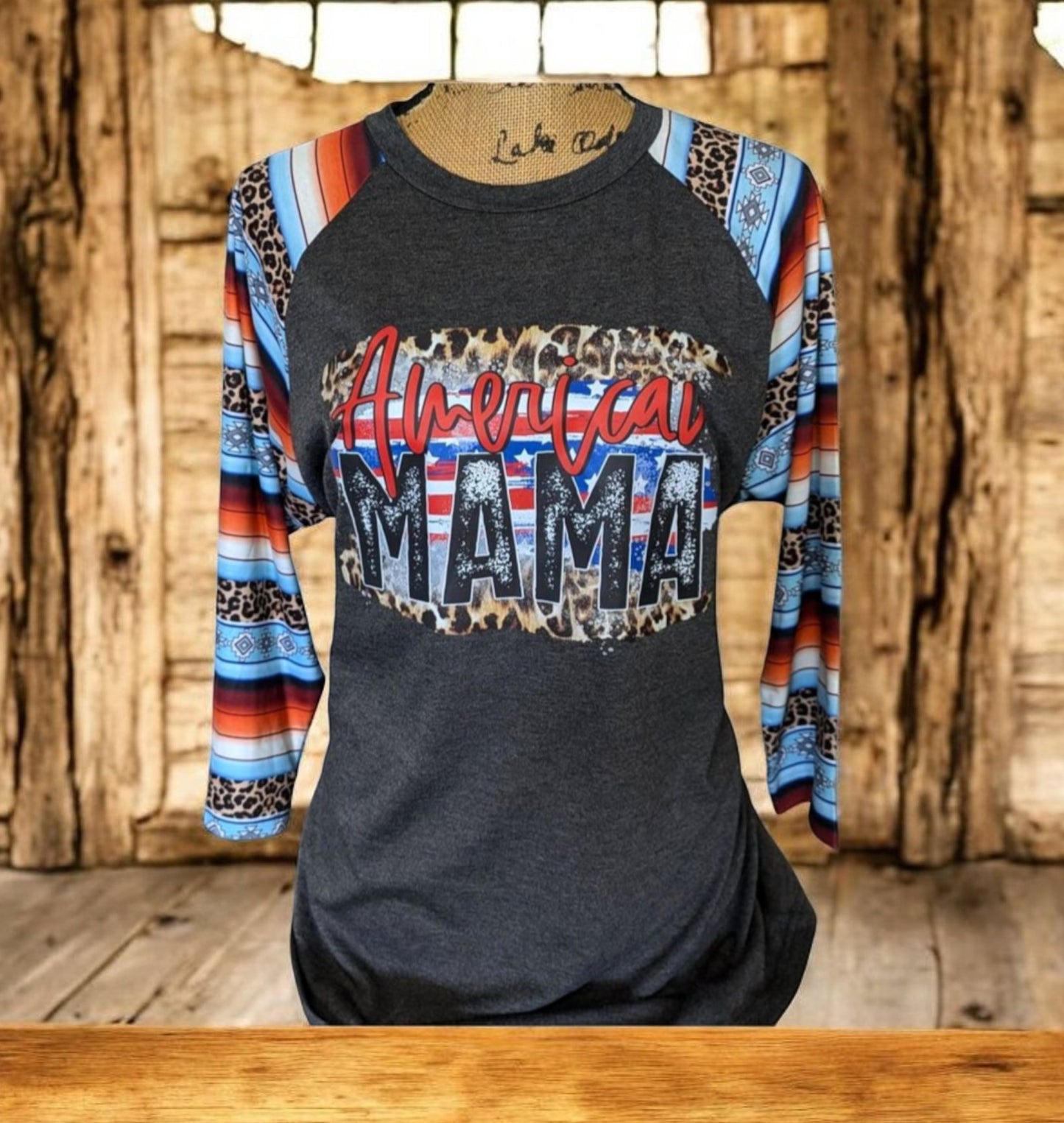 American Mama 3/4 Sleeve Raglan