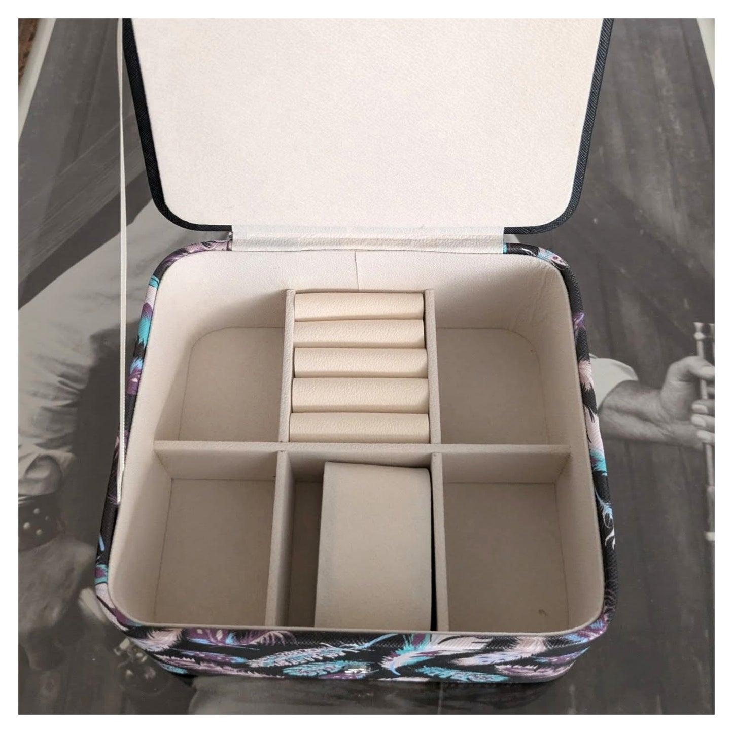 Feather Rain Jewelry Box