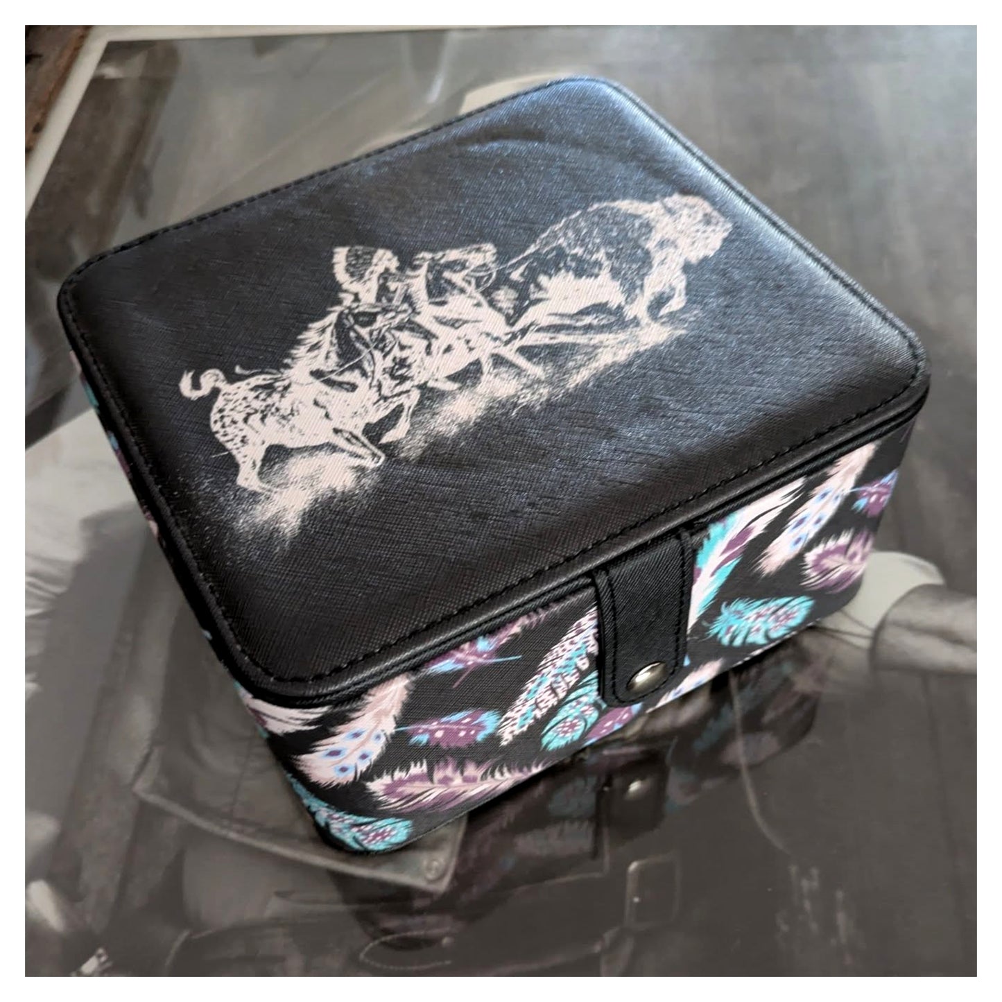 Feather Rain Jewelry Box