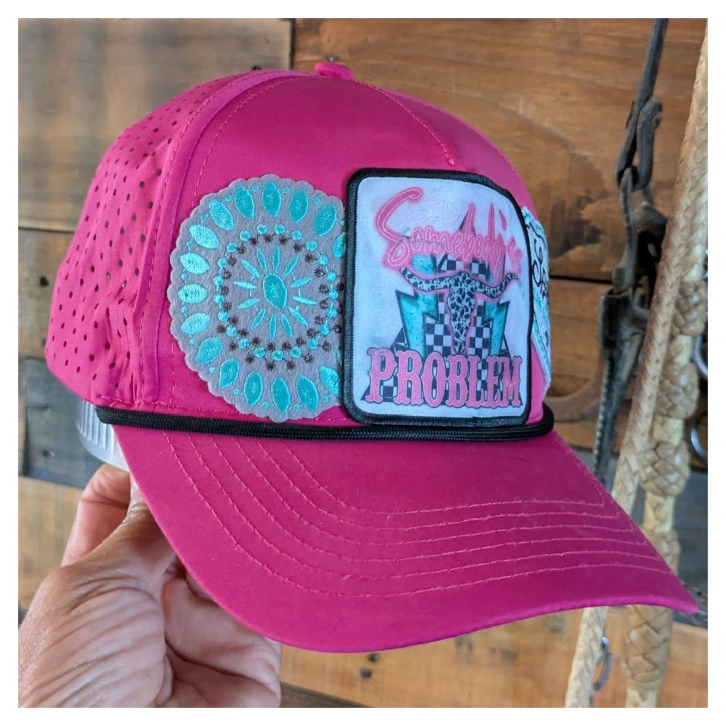 Somebody's Problem Ponytail Hat