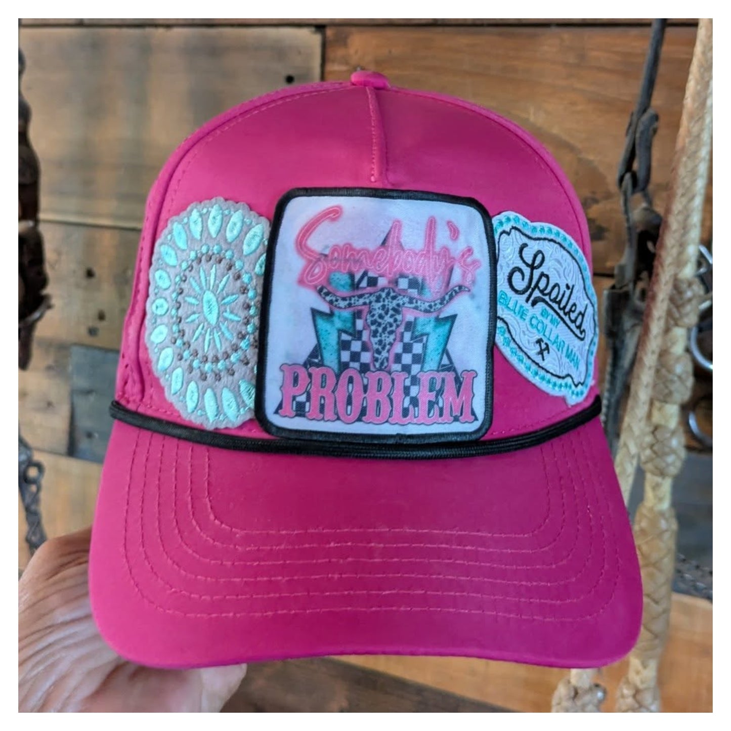 Somebody's Problem Ponytail Hat