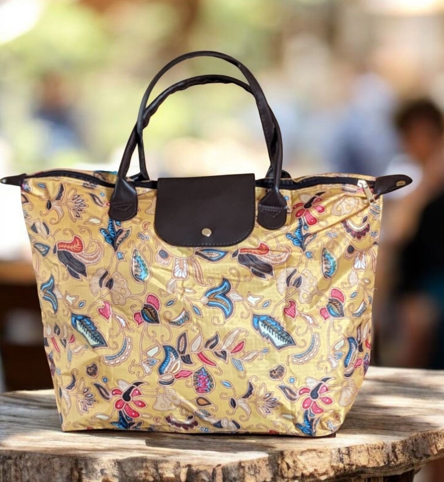 Fallbrook Paisley Foldable Excursion Tote Bag