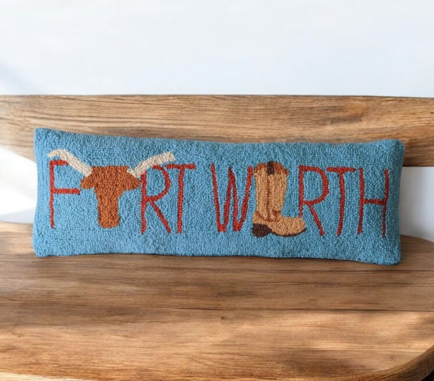 Fort Worth Hook Latch Pillow