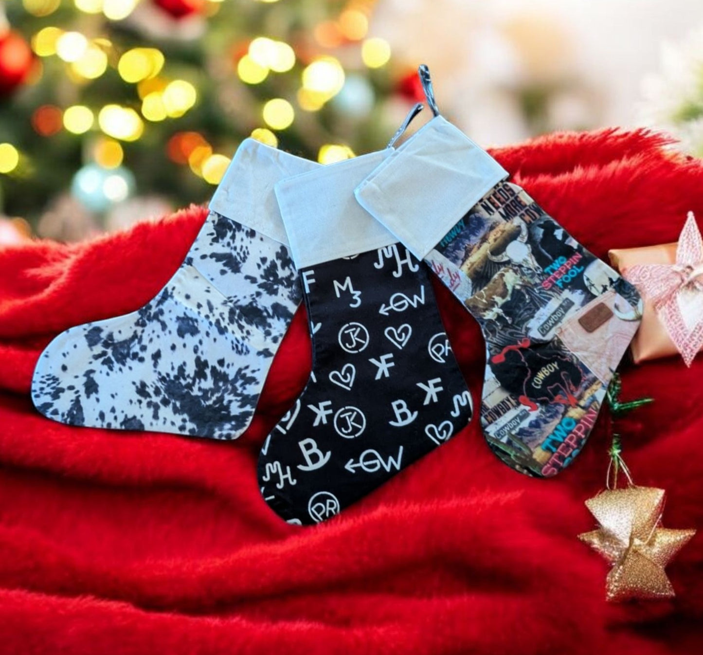 Western Holiday Stocking