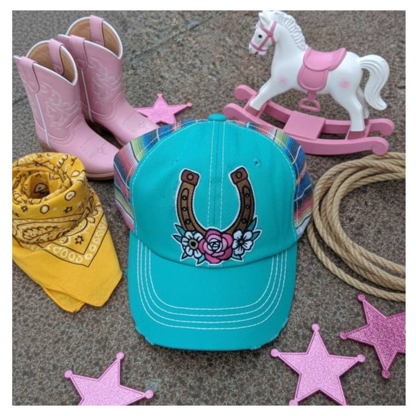 Kids Lucky Cowgirl Serape Hat