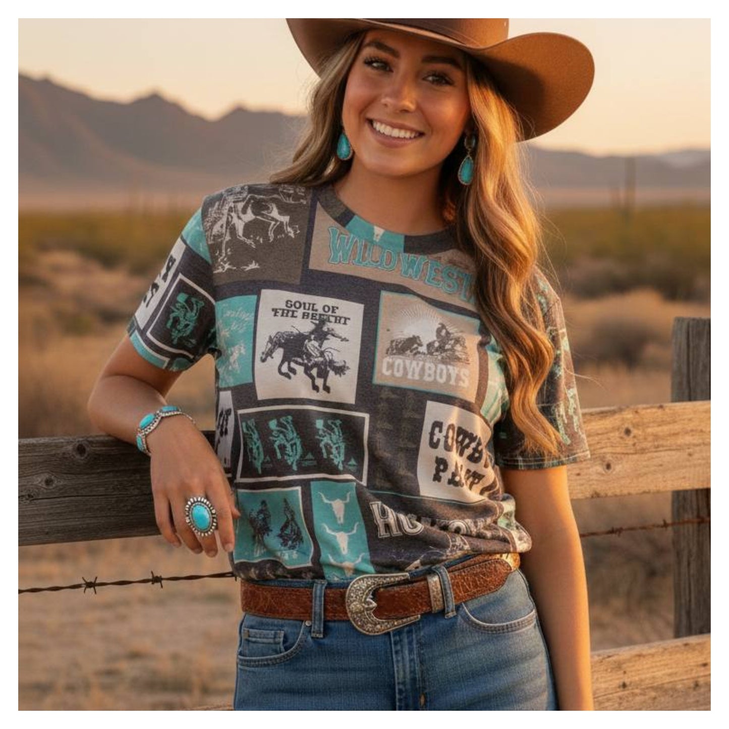 Bout To Get Western Top