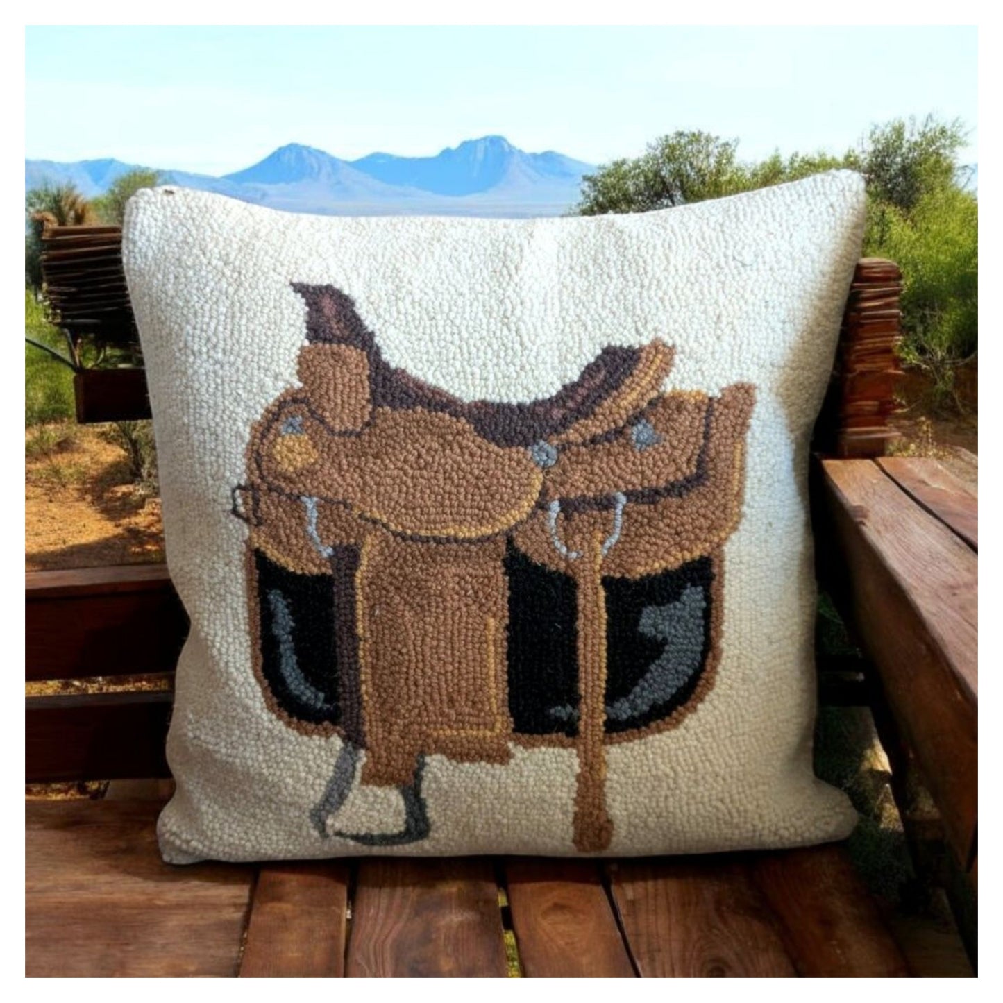 Saddle Hook Latch Pillow