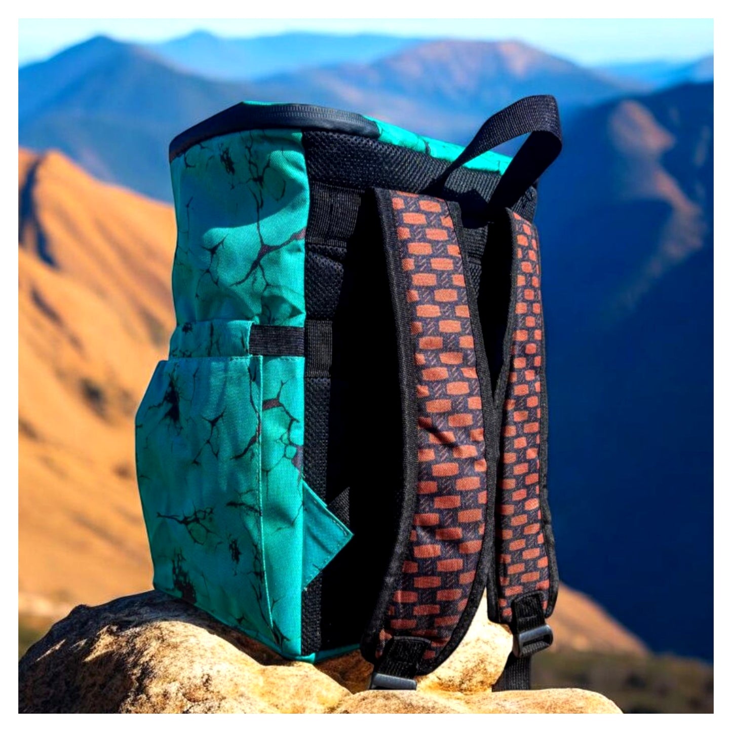 Turquoise Stone Backpack Cooler
