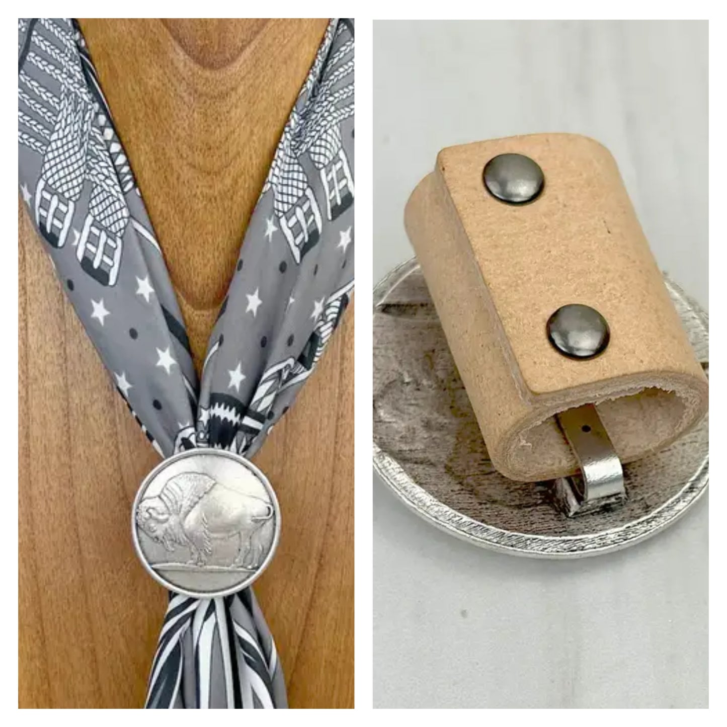 Silver Buffalo Wild Rag Slide