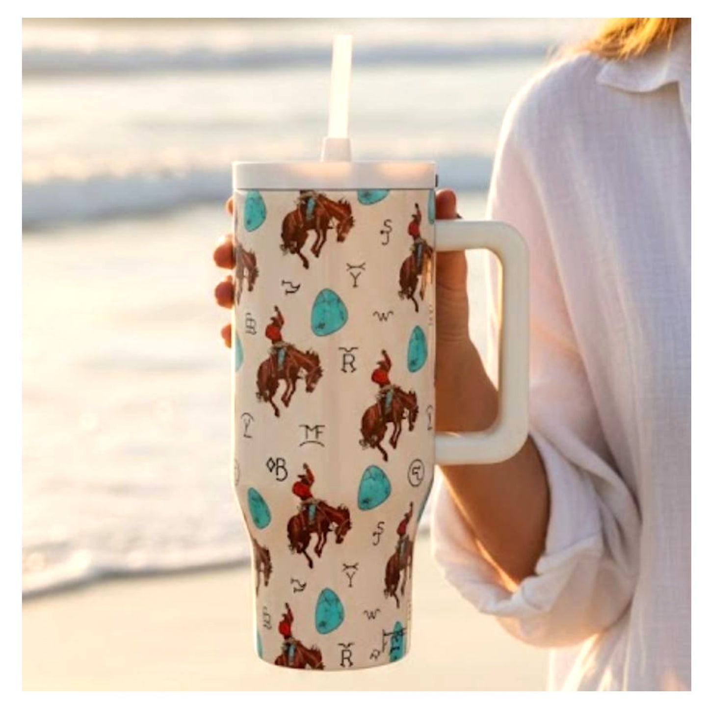 Branded Buckin Bronc Tumbler