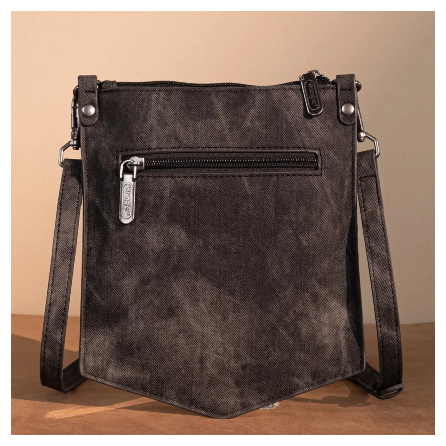 Wrangler "W" Stitch Water Repellent Denim Pocket Crossbody