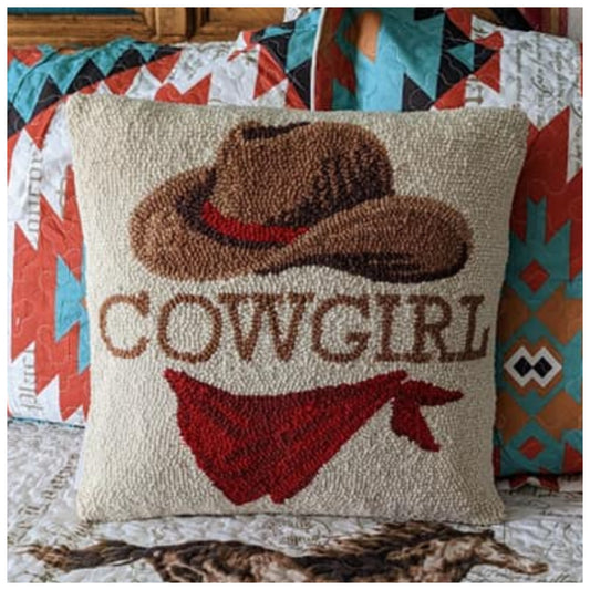 Cowgirl Hook Latch Pillow
