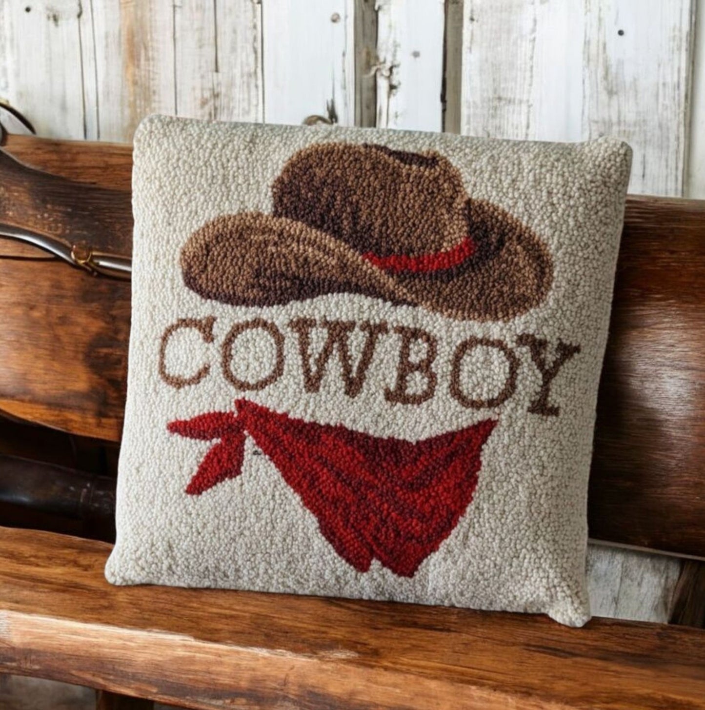 Cowboy Hook Latch Pillow