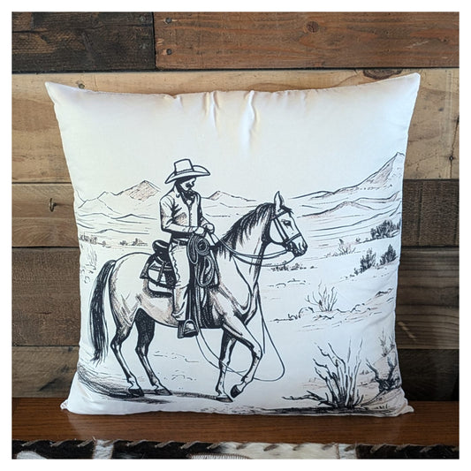 Wyatt Earp Wild West Pillow