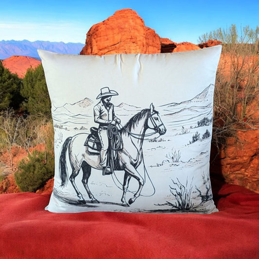 Wyatt Earp Wild West Pillow