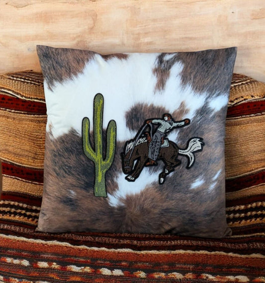 Buckin' Bronc/Cactus Pillow