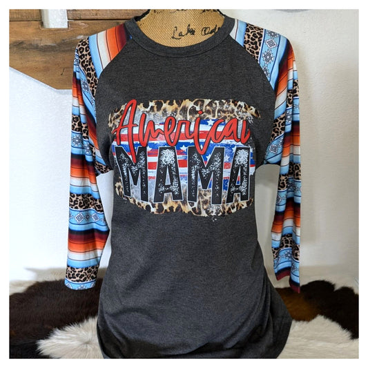 American Mama 3/4 Sleeve Raglan