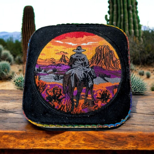 Riding Into The Sunset Travel Jewelry Box