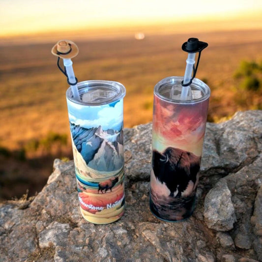 Yellowstone Tumbler Collection W/Straw Topper