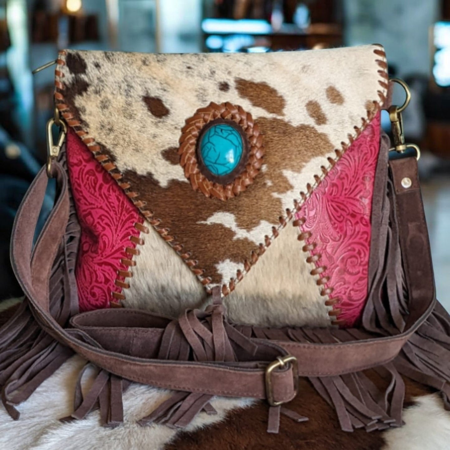 Wild Gringa Leather Crossbody Bag