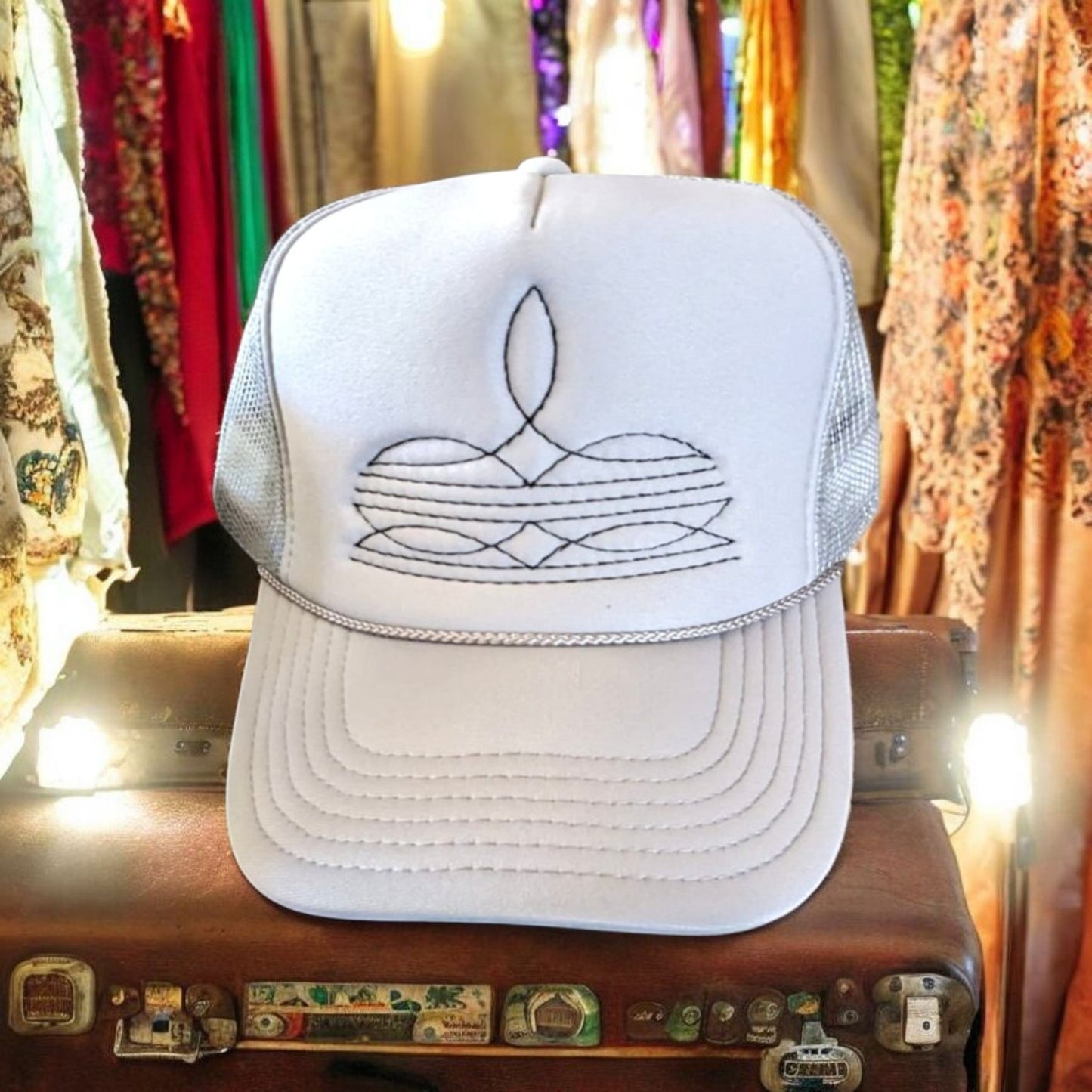 Western Boot Stitch Hat