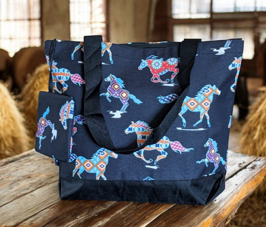 Painted Ponies Tote Bag
