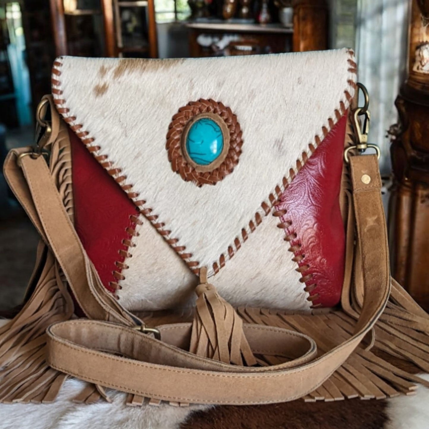 Wild Gringa Leather Crossbody Bag