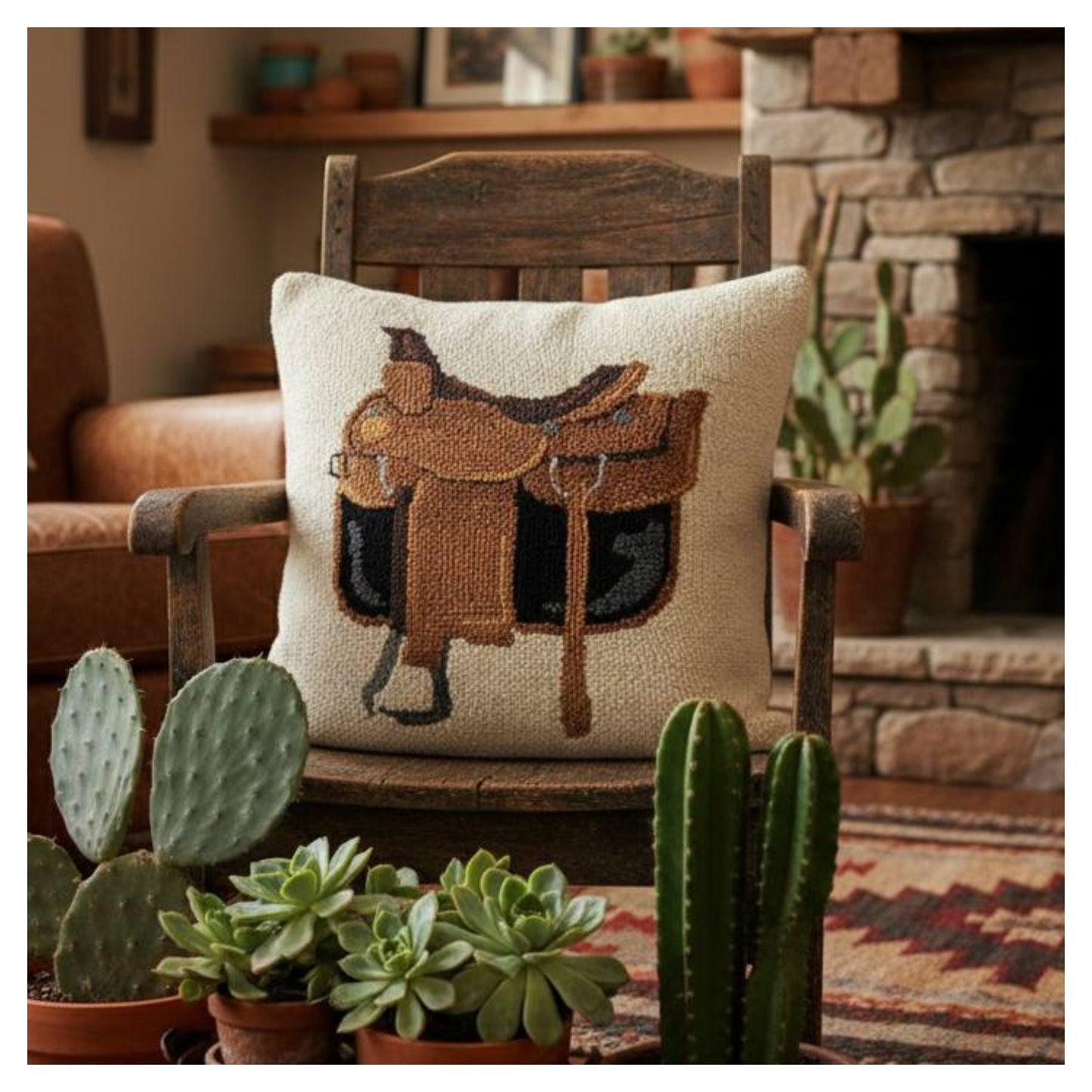 Saddle Hook Latch Pillow