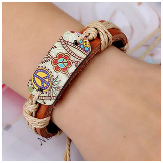 Hippie Leather Bracelet