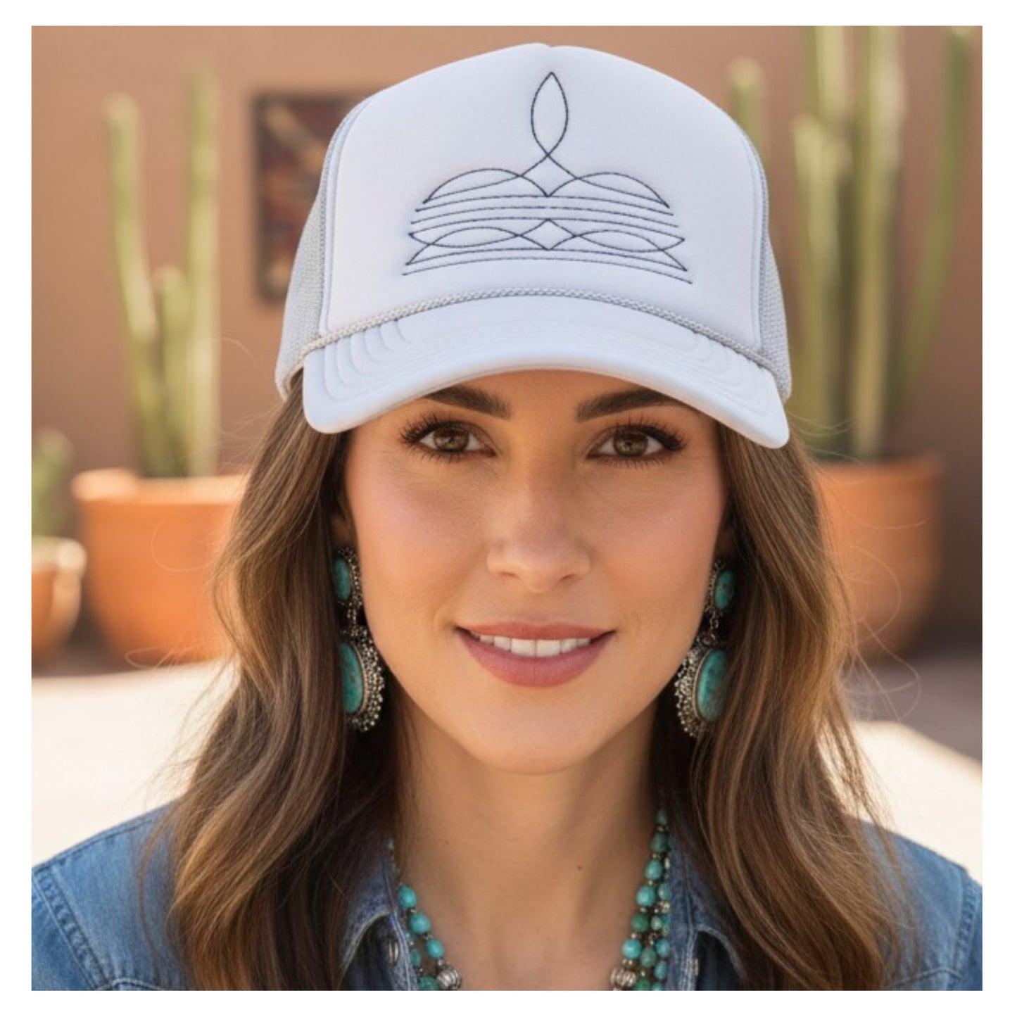 Western Boot Stitch Hat