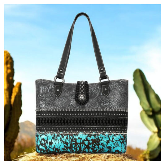 Trinity Ranch Hair On Cowhide Concealed Carry Tote