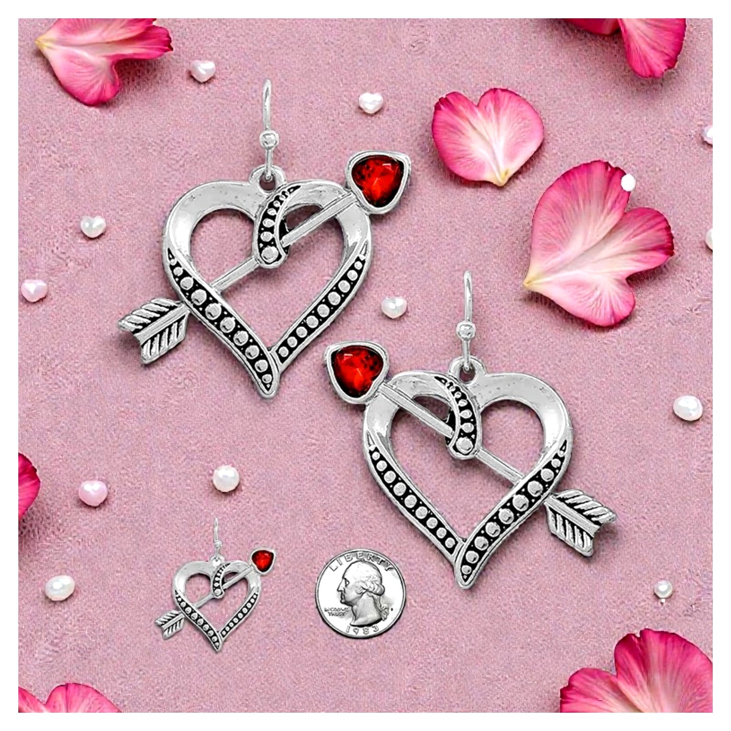 Arrow & Heart Earrings