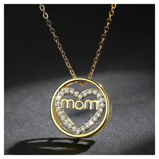 Mom Heart Necklace
