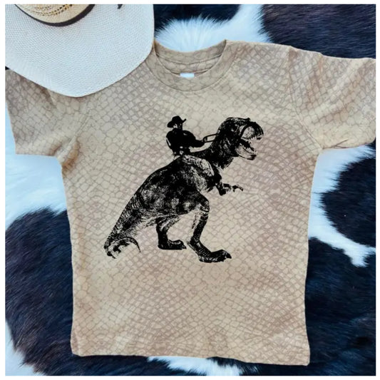 Cowboy Dinosaur Tee