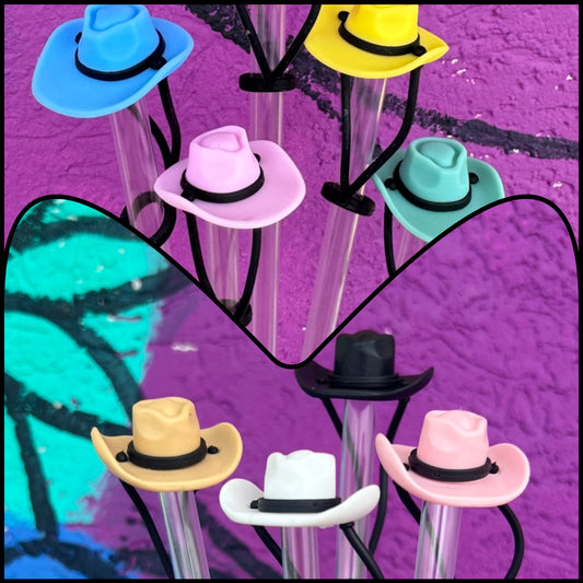 Cowboy Hat Straw Topper