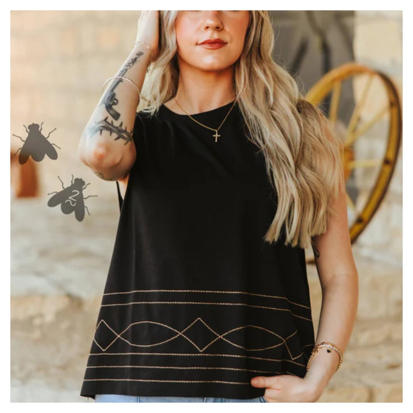 Rodeo Stitch Tank Top