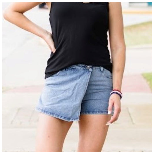 Denim Skort
